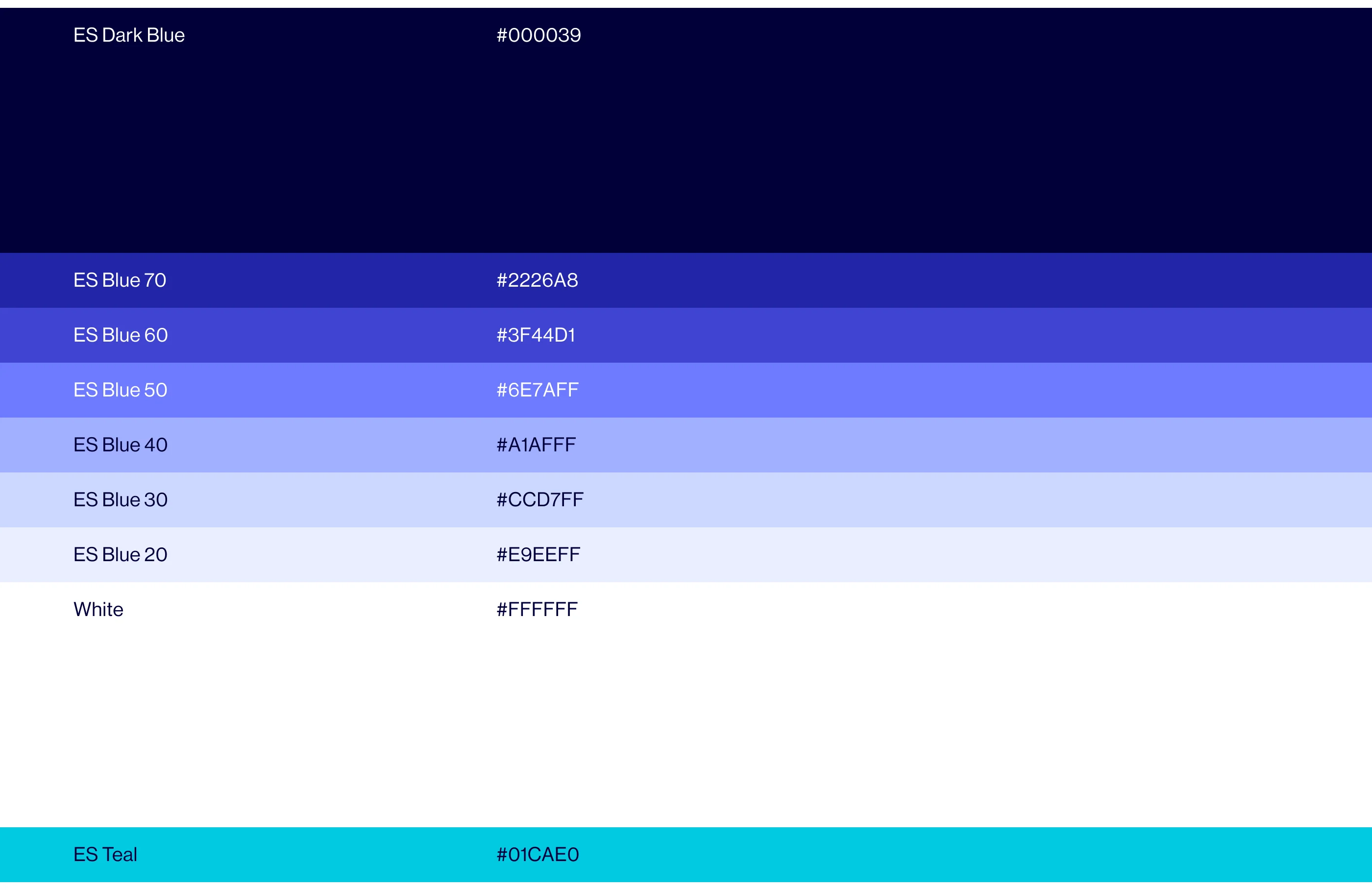 evostack color palette