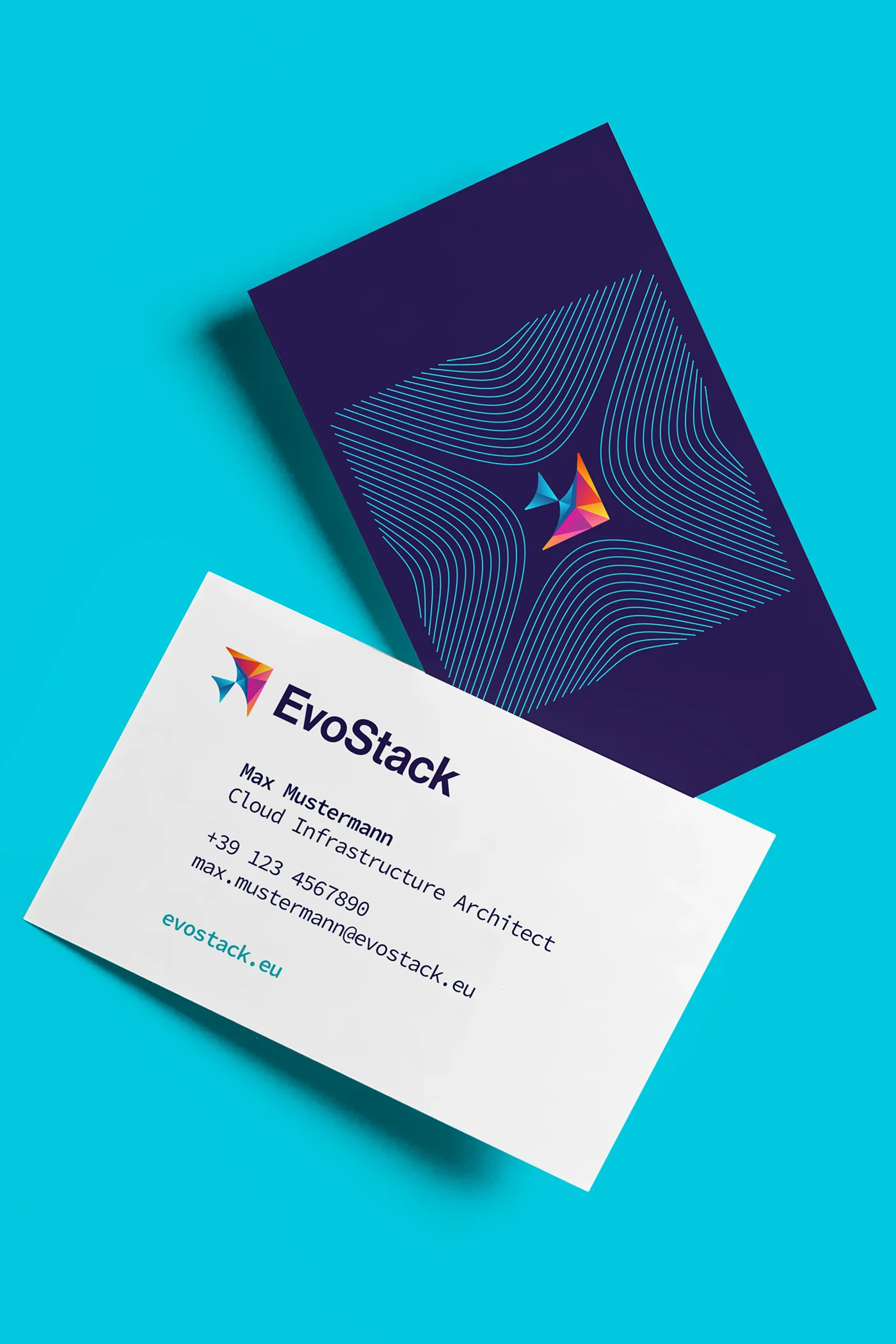 evostack business cards