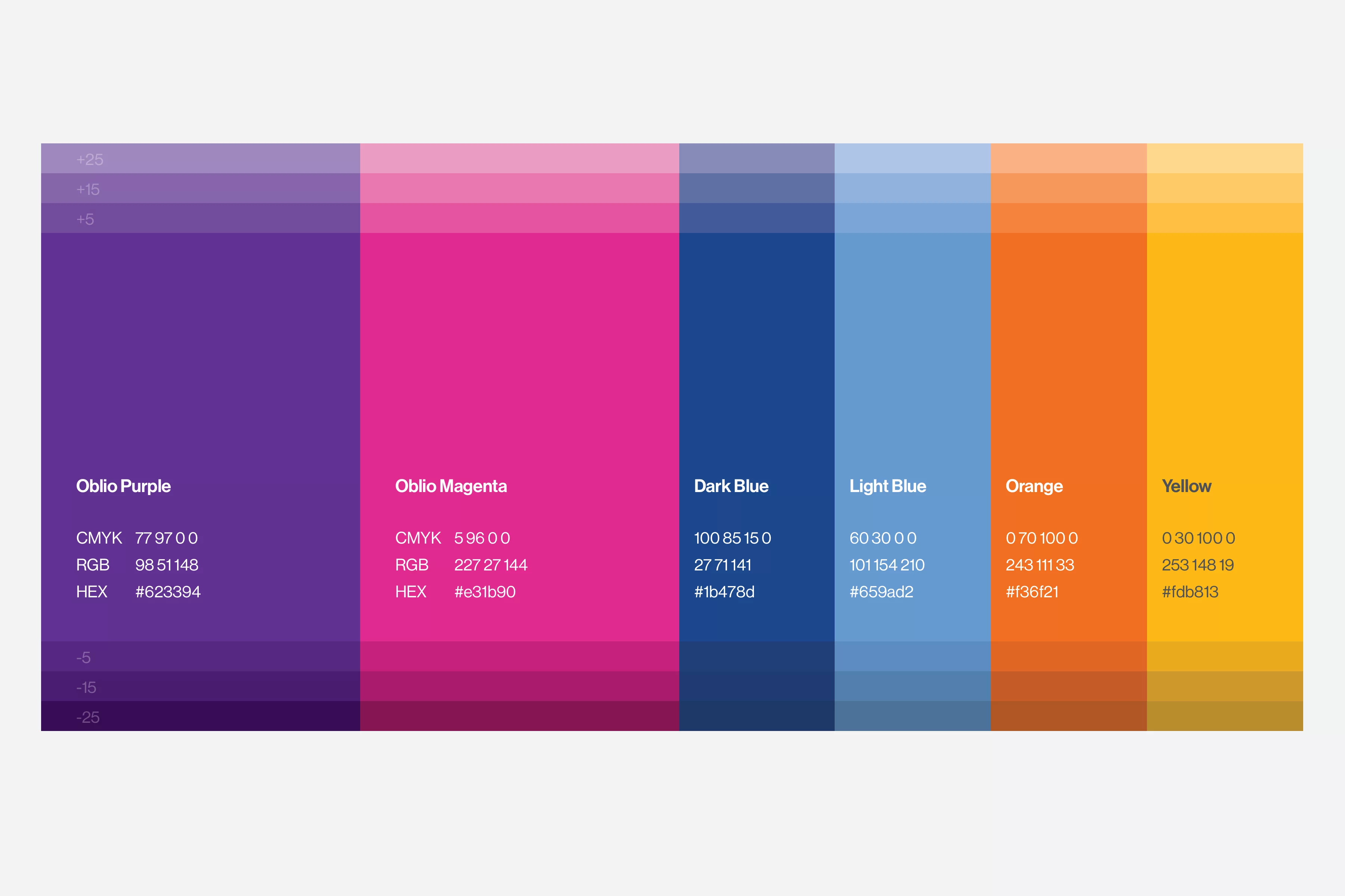 oblio color palette